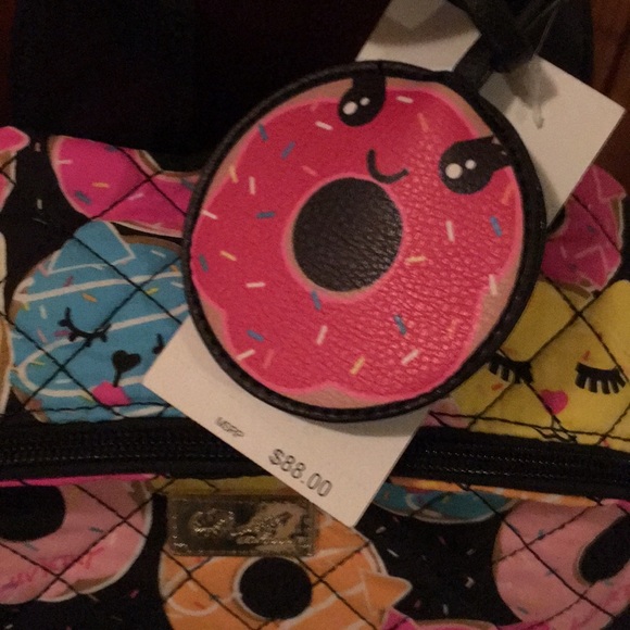 💝NWT Betsey Johnson Lovely Cat Donut 🍩 Backpack - Picture 3 of 8